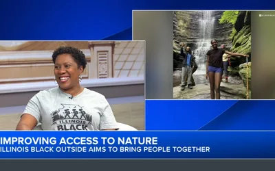 Hiking event by Illinois Black Outside