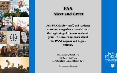 PAX Program - Meet and Greet