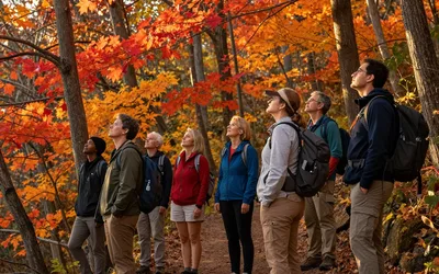 Fall Foliage Hike, Fort Harrison State Park