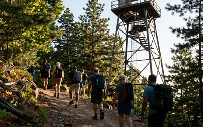 Fire Tower Hike, Lincoln State Park