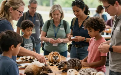 Fur Touch Table