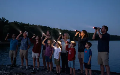 Stargazing, Brown County State Park