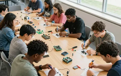 Soldering Class at North Side Library