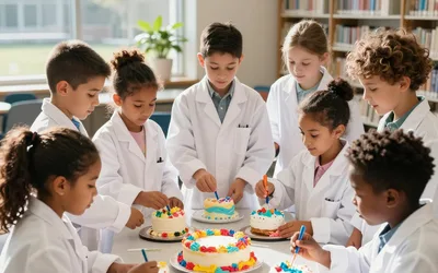 Mad Scientist Cake Decorating