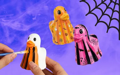 Ceramic Ghost Duckie (Group A)