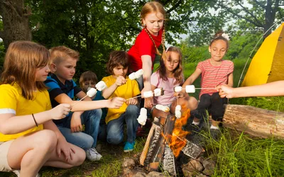 Homeschool: Campfire Building and S'mores