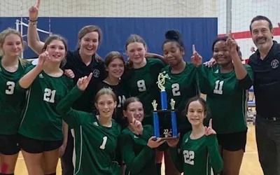 All 'A' State Tournament Volleyball Match
