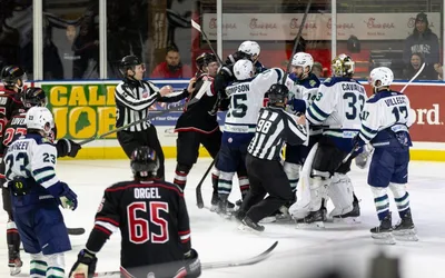 Mariners game against Trois-Rivieres