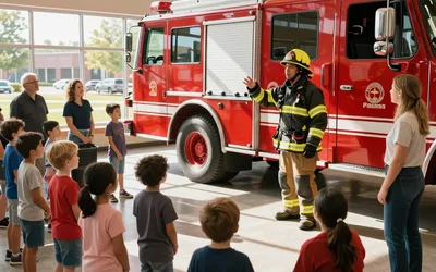 Fire Fighters Visit
