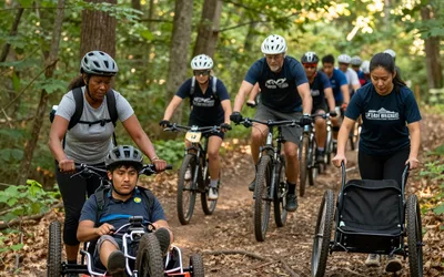 Adaptive Mountain Biking Group Ride