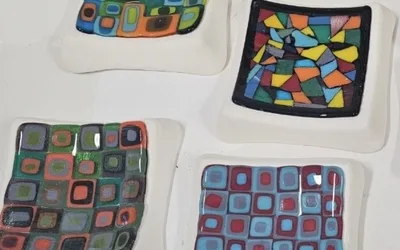 Mosaic Fused Glass Dish