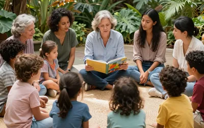 Storytime in the Garden