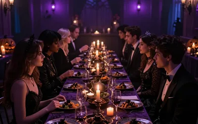 Addams Family Dinner at Red Haven