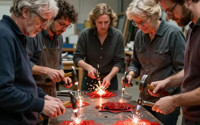 Beginner Blacksmithing - Iron Rose