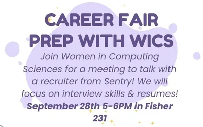 Career Fair Prep with WiCS and Sentry
