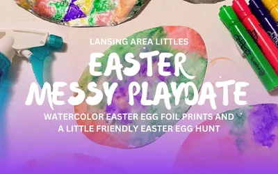 Easter Messy Playdate and Easter Egg Hunt