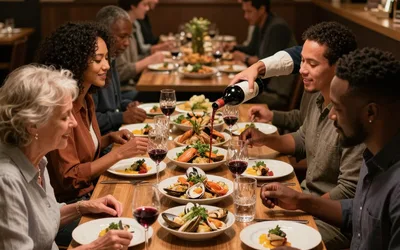 Mitchell's Seafood House + Caymus Vineyards Wine Dinner