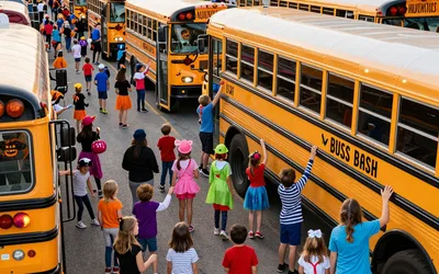 Halloween Bus Bash in Maple