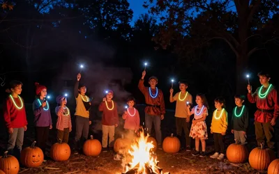 Oakdale Flashlight Pumpkin Hunt