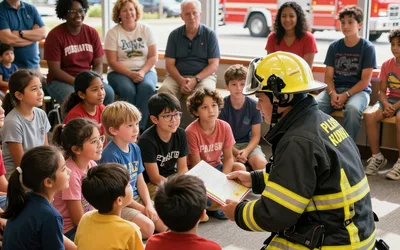 Pleasant Hill Storytime with a Firefighter