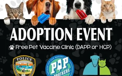Cops, Pops & Pups adoption event