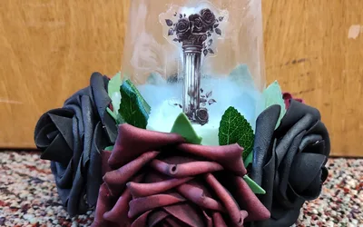 DIY Crafts: Gothic Faux Candle Holders
