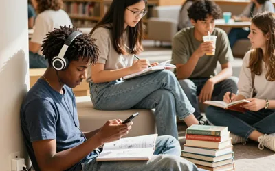 Low-Key Library Lounge for Teens