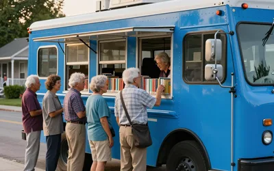 Senior Bookmobile at Mission Ridge