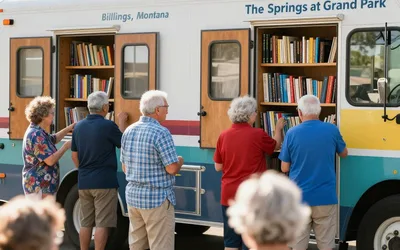 Senior Bookmobile at The Springs
