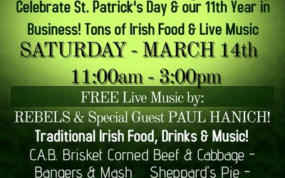 11th Annual St. Patrick's Day Party!
