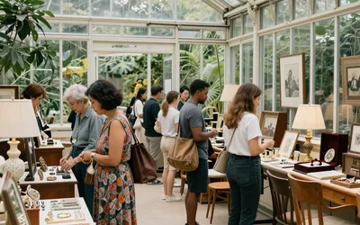 Lauritzen Gardens Antiques & Design Show