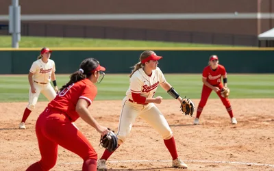 Nebraska Softball Scarlet vs Cream