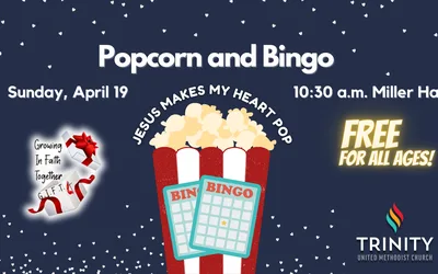 Third Sunday GIFT Event: Popcorn & Bingo!