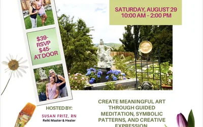 A Sacred Canvas Experience, Paint, Sip & Meditate