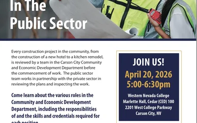 Learn about various roles and careers with the Carson City Community and Economic Development