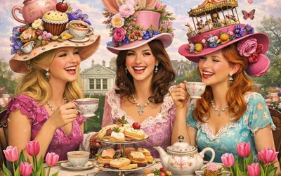 Victorian Tea: Teacups & Tulips