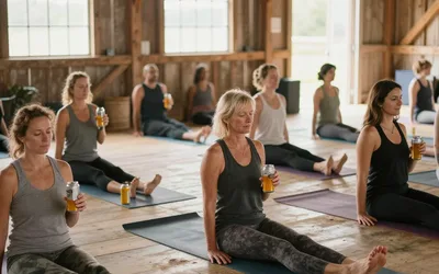 Beer + Yoga