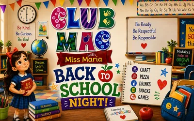 CLUB MAC Back to School Night!
