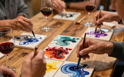 Alcohol Ink Painting