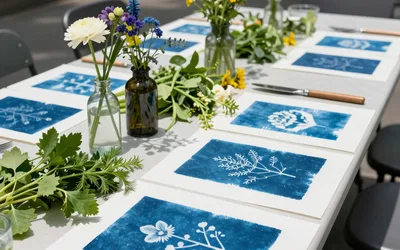 Cyanotype Nature Printing
