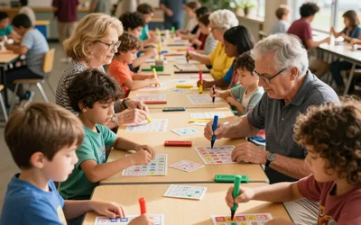 Family Bingo at J. Hood Wright