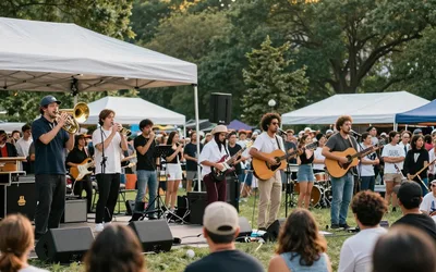 Midtown Music in Greeley Square Park
