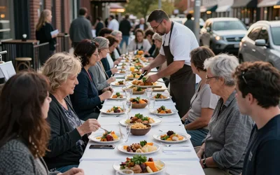 Supper in the Street