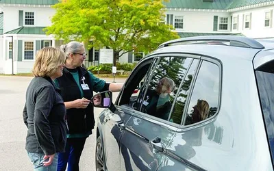 Drive-through vaccine clinics