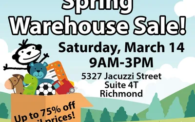 Five Little Monkeys Spring Warehouse Sale!