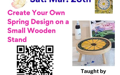 Glass Mosaic Workshop: Small Spring Stand