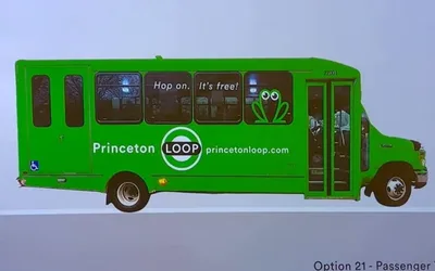 Princeton Loop Bus Launch with New Mascot