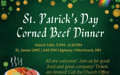 St. James UMC Annual Corned Beef Community Dinner