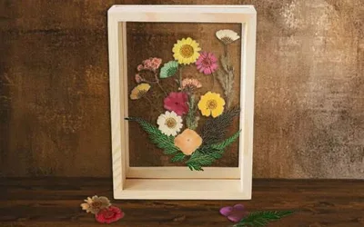 Pressed Flower Collage Workshop