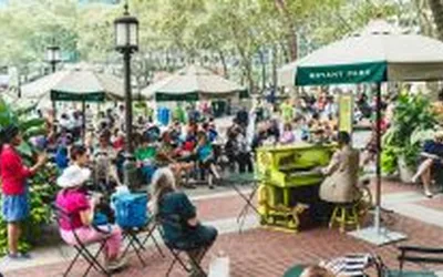 Piano in Bryant Park